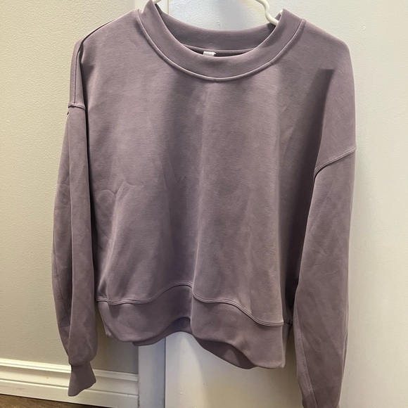 Lululemon softstreme perfectly oversized cropped sweatshirt - Picture 2 of 8